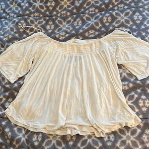 American Eagle- off the shoulder white too